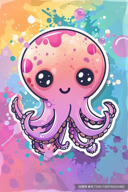 深海邂逅 章鱼的奇幻插画世界